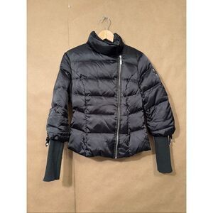 Cristinaeffe Shiny Puffy Jacket with Sleeve Details